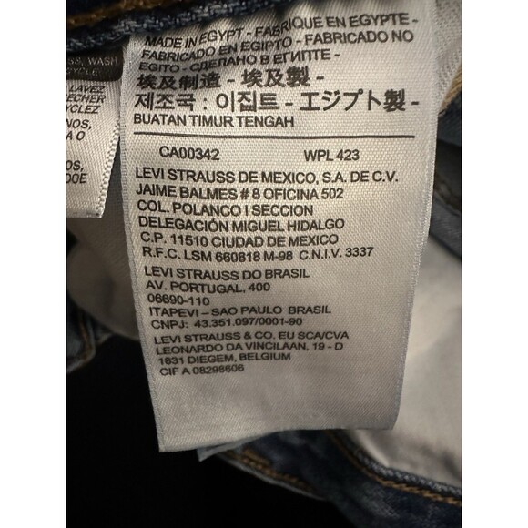 Levis 501 XX Jeans Men's 29 X 30 Blue Straight Leg Button Fly Denim - Picture 7 of 9